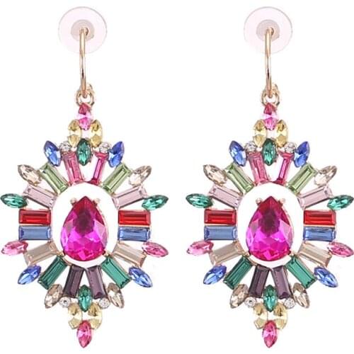 Aretes 2020 Drop Earing Dangle Earrings For Women Fashion Jewelry Party Show Ladys Statement Earring Accessories Chistmas Gifts