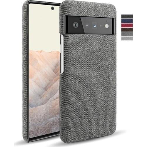 Luxury Cloth Case For Google Pixel 3 3A 4A 5g 5A 5 6 XL Fabric Simplicity Antiskid Cover For Pixel4a Pixel 6 Phone Case Coque