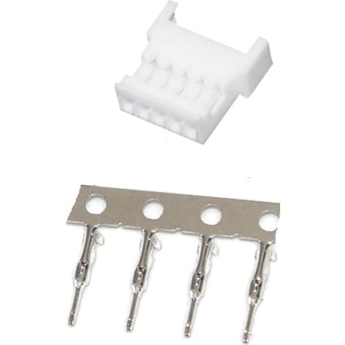 1.25mm Female Housing Connector Plug Battery Charging JST Aerial Docking 2p 3p 4p 5p 6p 7p 8p 9p 10p Crimping Terminal