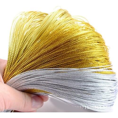 1000 yards Metallic Silver Gold Purl Wire Coil Bullion Cord Craft Jewelry 1.0mm DIY