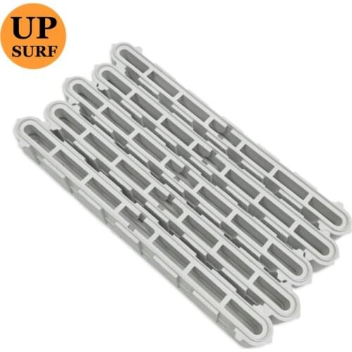 5pcs per set white 10'inch Fin Box Longboard Surfboard Fin