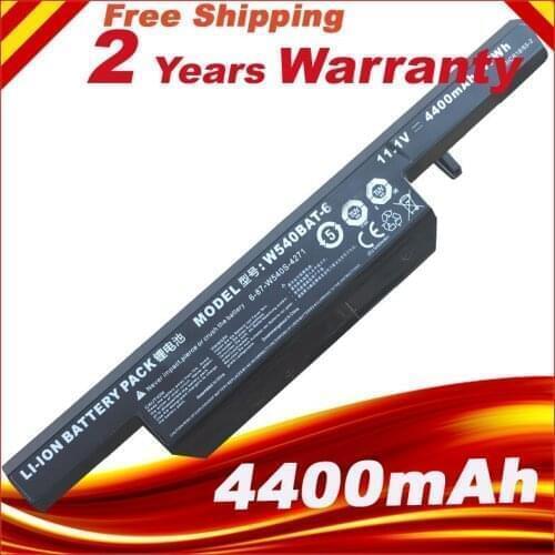 HSW 6cell Laptop Battery 6-87-W540S-4U4 6-87-W540S-4W41 W540BAT-6 FOR CLEVO W155U W540EU W545EU