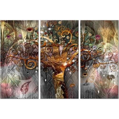 3 Piece A Set Gold Tree 5d DIY Diamond Painting full drill Diamond Embroidery,Cross Stitch,Rhinestone diamond Sale,home Decor