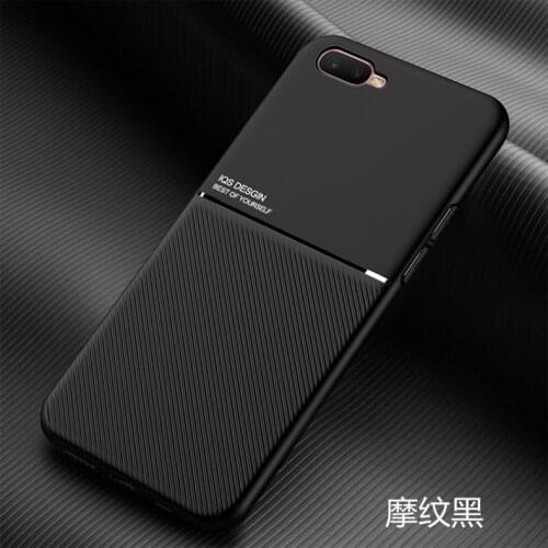 OPPO RX17 Neo R15X R17 Neo AX7 Pro Slim Matte Leather Case For OPPO Find X2 F9 Pro A5S A7 AX7 A5s AX5s A12 Car Holder Cover Case