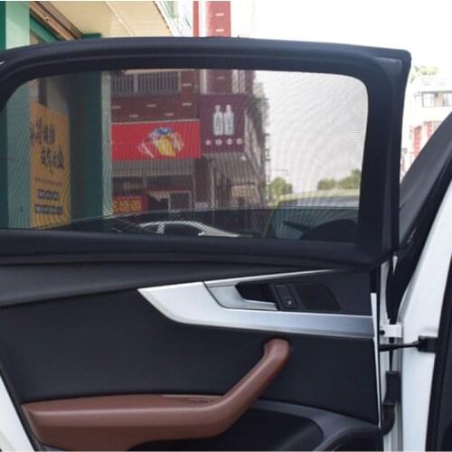 Auto Sun Car Nylon Mesh Rear Side Window Mesh Sun Visor Shade Cover Shield UV Protector Enhances Privacy Fits Most Car Model