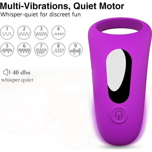 Wireless Remote Control Vibrator For Man Penis Sleeve Vibrator Ring Delay Time G-spot Clitoris Stimulator Adult Toys for Couples