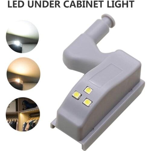 LED Under Cabinet Light Universal Wardrobe Light Sensor Led Inner Hinge Lamp For Cupboard Closet Kitchen