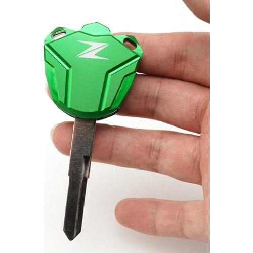 Hot Sale Aluminum Key Case Cover Shell Green For Kawasaki ZX25R ZX-25R ZX9R ZX12R ZX14R Z400 Z650 Z900 Z900RS Z250 z300