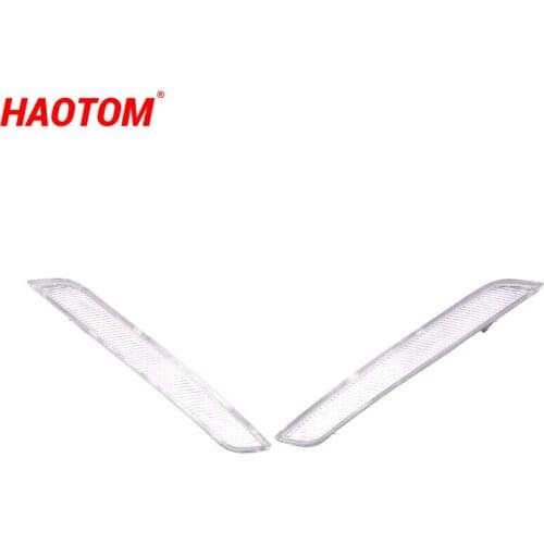 Left Right Clear White Side Marker Reflector For BMW X5 E70 X6 E71 E72 2008-09 2010 2011 2012 2013 2014 63147187087 63147187088