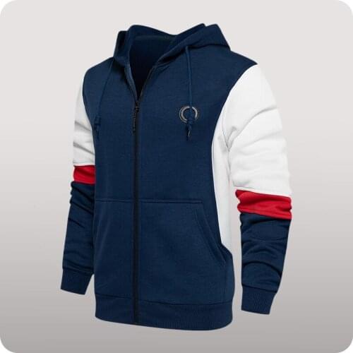 Oversized Hoodies Men Casual Sweatshirt High Street Mens Harajuku Hoodie Tops 2021 Auutmn Winter Zipper Sweatshirt Men Clothing