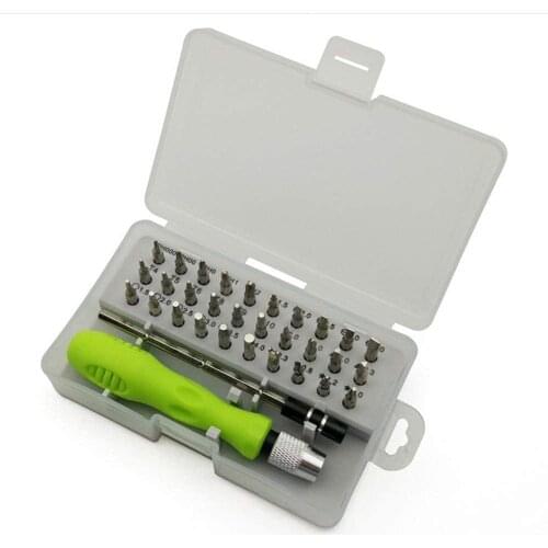 32 in 1 screwdriver set precision mini magnetic screwdriver head set tools mobile phone iPad Camera Maintenance