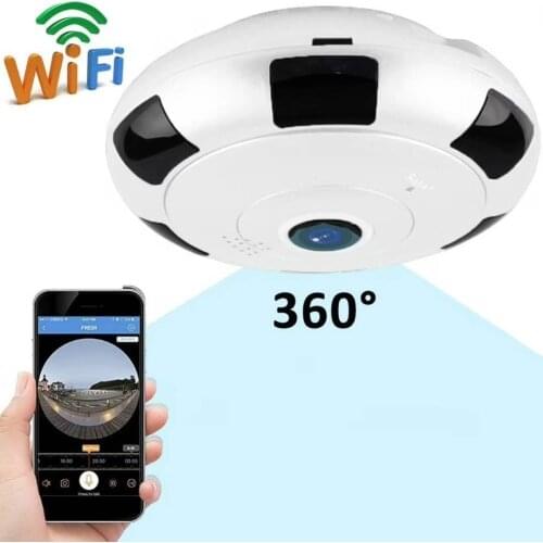 360Degree Panoramic VR Camera Fish Eye Lens WIFI Camera 960/1080P Optional
