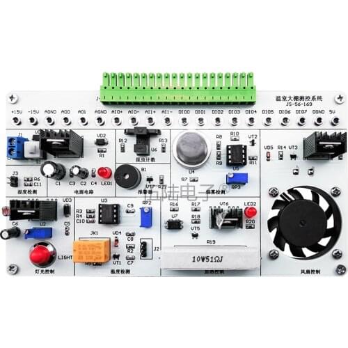 Greenhouse Greenhouse Measurement and Control System Suite LabVIEW Programming NI-MyDAQ Experimental Circuit