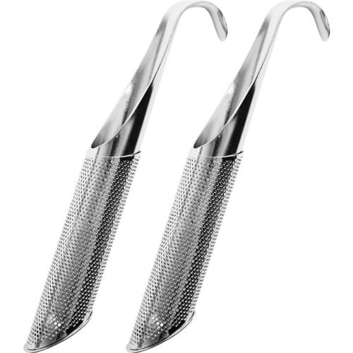 Stainless Steel Tea Infuser Creative Pipe Design Tea Strainer For Mug Fancy Filter For Puer Tea Herb Tea Tools Accessories(2 Pcs
