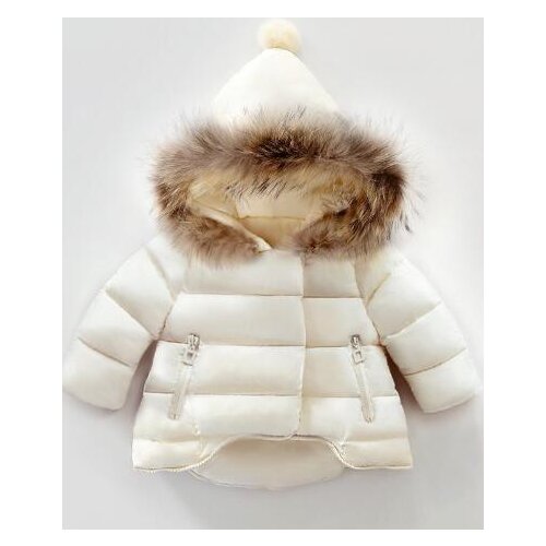 Winter New Children Warm Coat Baby Boys Girls Clothing Outfit Cotton Padded Jacket Outwear Kids Hooded Clothes