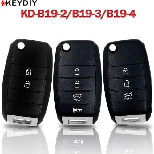 KEYDIY KD B19-2/3/4 For KIA KD900/KD-X2/KDMINI Key Programmer B Series Remote Control,5pcs/lot