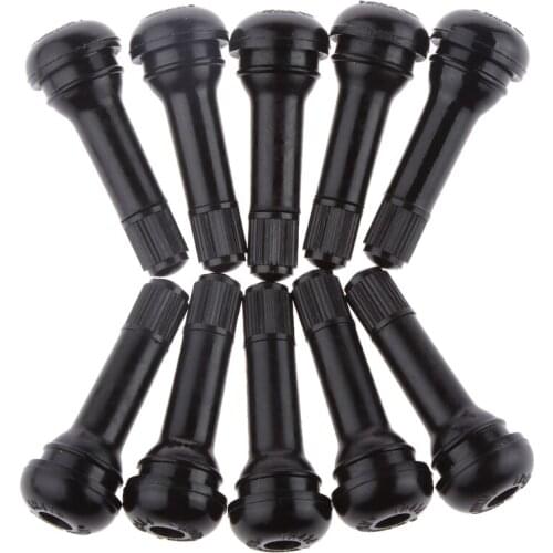 10 Pieces Replacement TR414 Valve Stems, Repair Part Accessories for Motorcycle