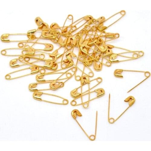 200-500pcs Black/gold/silver Safety Pins DIY Sewing Tool Accessory Stainless Steel Needles Safety Pin Brooch Apparel Accessories