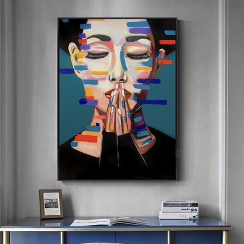 Nordic Abstract Girl DIY diamond painting full drill Griffiti Art diamond embroidery mosaic cross stitch home painting EE1837