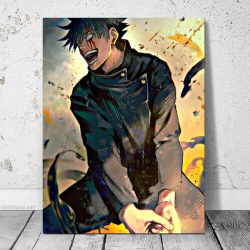 Megumi Fushiguro Jujutsu Kaisen Anime Decoration Print Home Decor Canvas Painting Bedroom Study Living Room Wall Art Poster