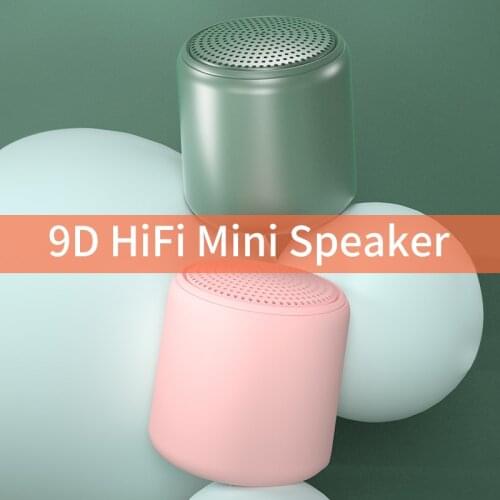 KAIQISJ 9D 5.0 Wireless Bluetooth Speaker mini subwoofer outdoor portable small speaker Music Surround Bass Box Cute cartoon