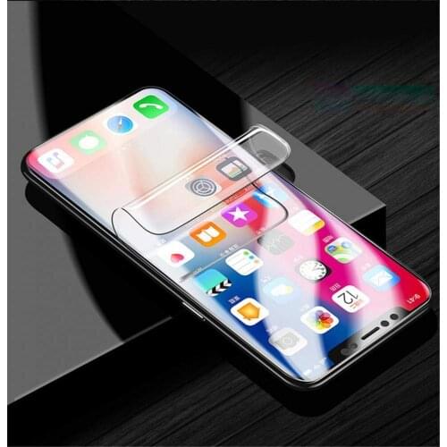 Screen Hydrogel Film For IPhone X 6 6s 7 8 Plus XR XS Max Full Protective Film For IPhone 8 7 XR XS Max Protector Film Not Glass