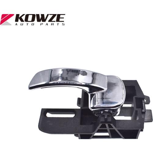 KOWZE Chrome Front Rear Interior Door Inside Handle for NISSAN QASHQAI 2007--13 80670-JD000 80670-JD00E 80671-JD000 80671-JD00E