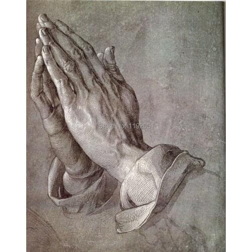 Canvas painting mural prints Albrecht Durer praying hand masterpiece reproduction vintage style