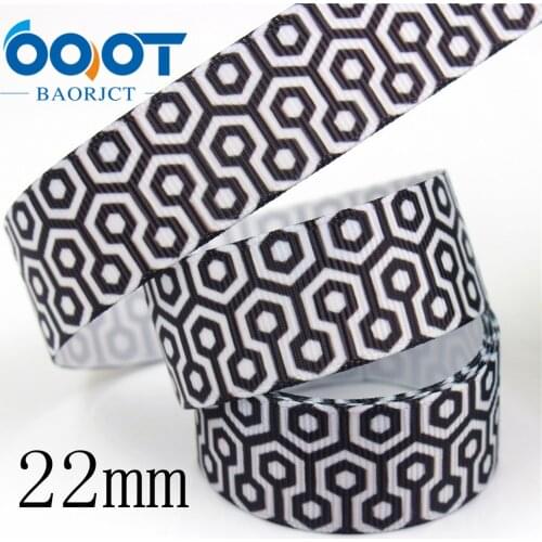 463,7/8" Wide 22mm cartoon Printed Grosgrain Ribbon 10 yards DIY For Hair Bows & Crafts Wedding Birthday Party decoration