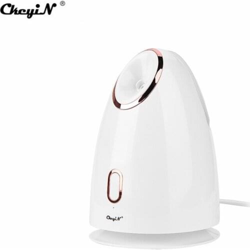 Nano Ionic Facial Steamer Warm Mist Humidifier Atomizer Mist Sprayer Moisturizing Sauna SPA Face Steamer Blackhead Remover 50