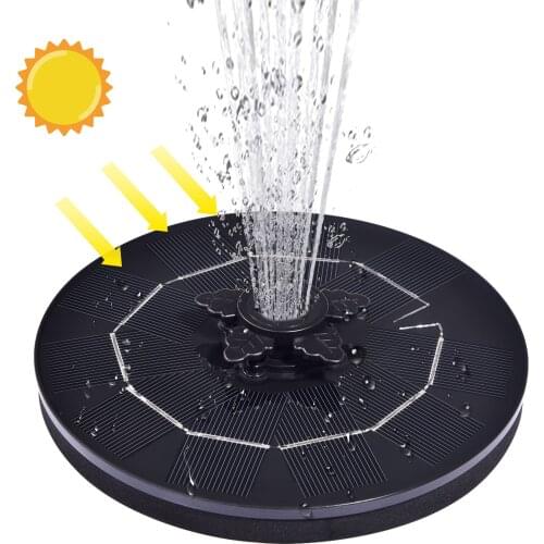 5V Fountain Pumps Solar Power Pumps Water Circulation Solar Plastic Water Circulation Pumps for Gardening Cleaning Bird Baths