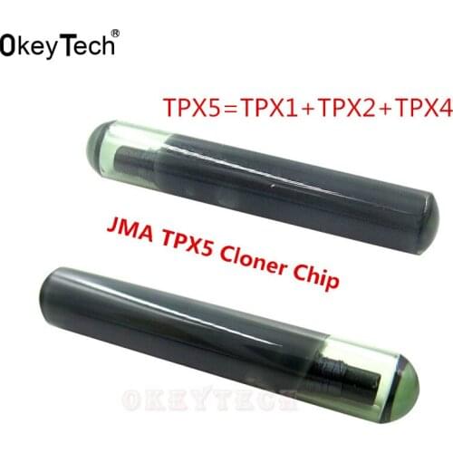 OkeyTech 5 Pcs/Lot New Replacement 3 In 1 Key Chip for JMA TPX5 Cloner Clone Chip Glass Auto Transponder Chip