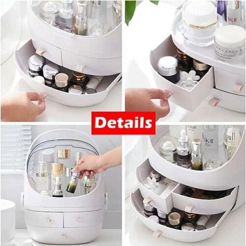 Makeup organizer Waterproof Cosmetic case Makeup Jewelry Box Multifunctional Travel Cosmetic Organizer Drawer Home Storage Boxs
