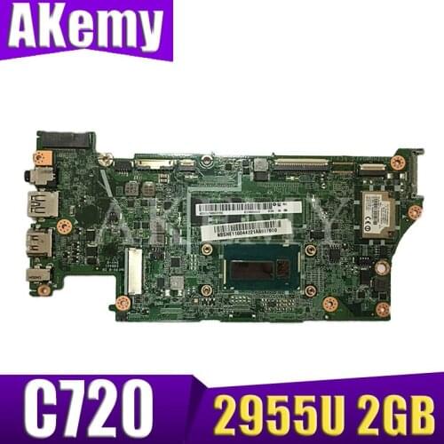 Original For Acer C720 laptop motherboard C720 2955U 2GB DA0ZHNMBAF0 NBSHE11004 tested good free shipping