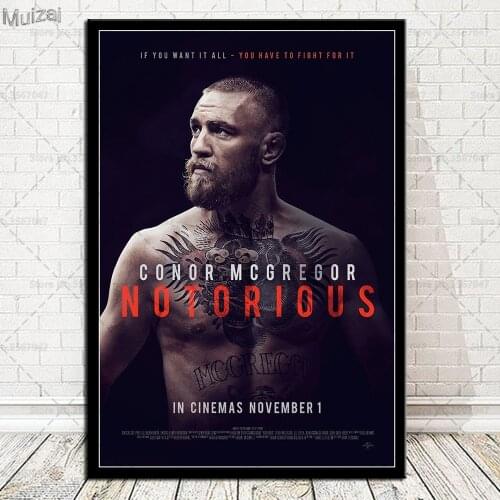 Posters and Prints Conor McGregor Hot Champion Boxer Wall Art Poster Canvas Painting Pictures for Home Decoration