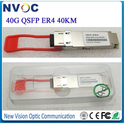 QSFP-40G-ER4 Duplex LC 40G 40km QSFP+ ER4 Transceiver,40G QSFP Transceiver 40km 40G QSFP ER4 Fiber Transceiver Fiber Module