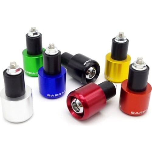 22mm Motorcycle Handlebar Grips Ends Counterweight Fists Plugs FOR honda cbr 125 cb125r pcx 150 magna yamaha cygnus 125 sv650s