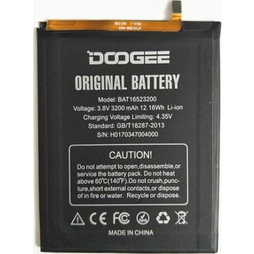 AZK 3.8V 3200mAh BAT16523200 Replacement Battery for Doogee Y6 C Y6C MTK6750 Octa Core Mobile Phone battery