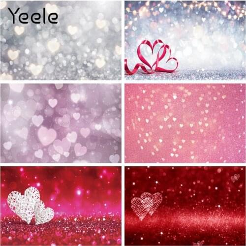 Yeele Love Heart Light Bokeh Glitter Backdrop Baby Birthday Photography Photographic Decoration Backgrounds For Photo Studio