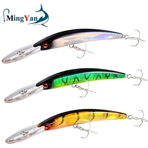 1PCS Hard Plastic Minnow Fishing Lure 24g/17cm Big Crankbait Artificial Bait Peche Bass Trolling Pike Carp Lures Accessories