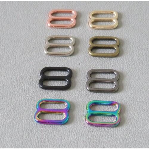 20Pcs/Lot Wholesale 15mm Metal Buckle Slider Adjuster Belt Strap Loop For Bag BackPack Handbag Dog Collar Accessory Good Quality