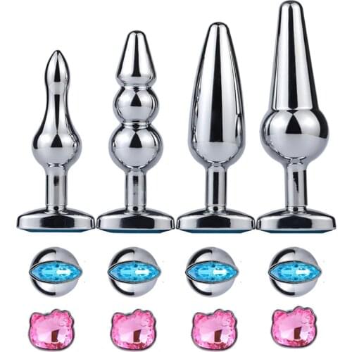 2021 Metal Anal Plug Small Anal Beads for Women Men Adult Sex Toy Small Butt Plug Metal Prostate Massager Gay Buttplug Sex Shop