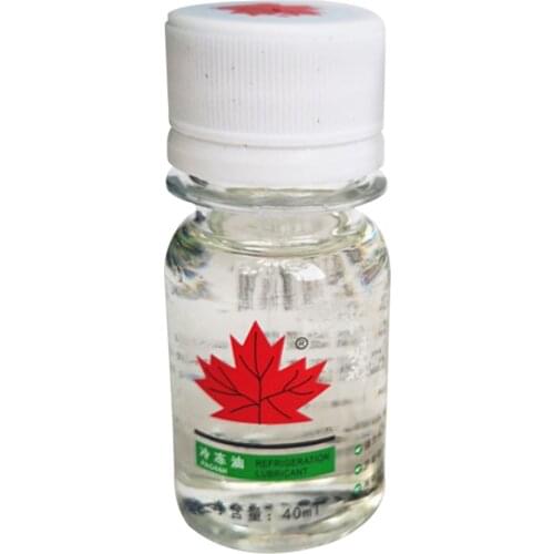 40ml Auto R134a Air Conditioning Refrigeration Oil Snow Oil Lubricant Environmentally Friendly Compressor Special Oil