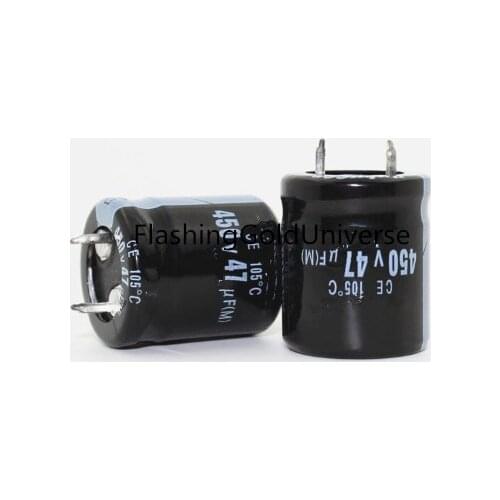450V 47UF 47UF 450V 450v47uf 47uf450v Electrolytic Capacitor volume 22X25 best quality