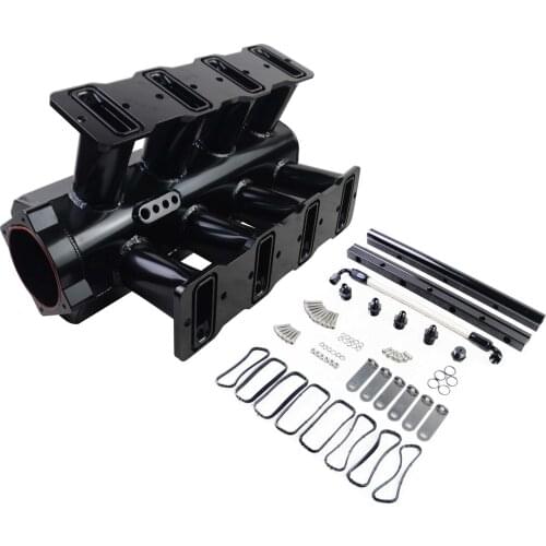 AP02 102mm Black Intake Manifold LS1 LS2 LS6 For Cadillac Chevy Saab Corvette CTS SSR