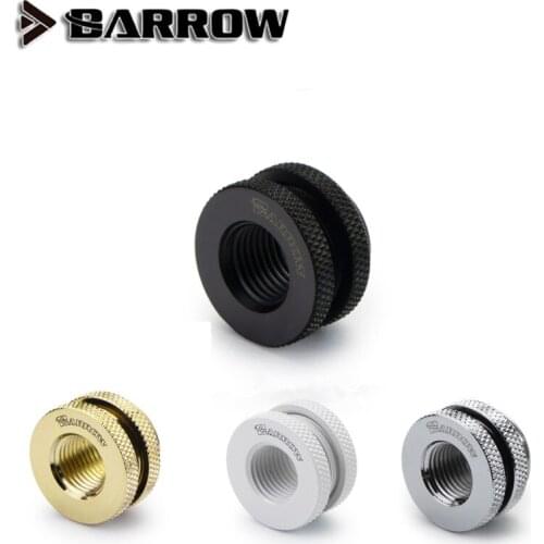 Barrow G1/4 black / bright silver / white / gold plate type top water injection joint TCDZS-V1