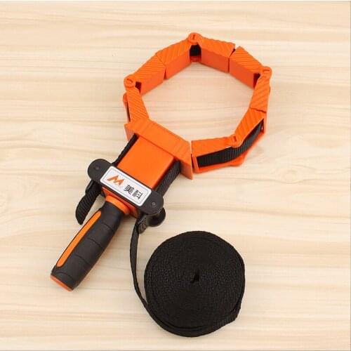 Free Shipping Multifunction Belt Clamping Tools Woodworking Quick Adjustable Band Clamp Polygonal Clip 90 Degrees HT2269