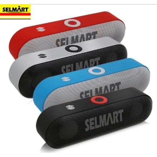 Selmart Bluetooth Speaker Portable Wireless Speaker Sound System 3D Stereo Music Player FM USB TF Card Radio Subwoofer