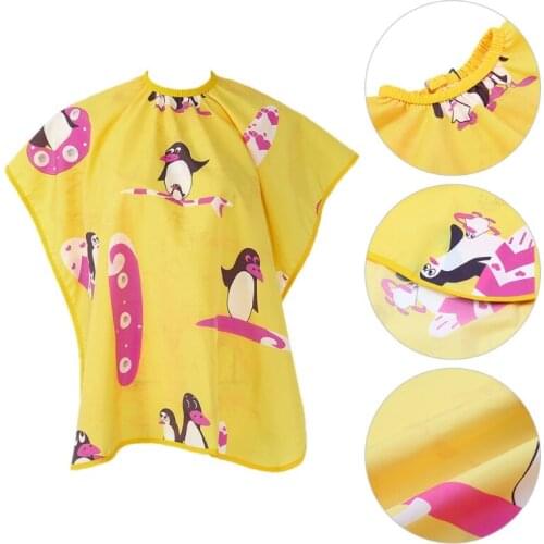 Colorfulife Child Hair Cutting Waterproof Cape Barber Kids Hairdressing Cloth