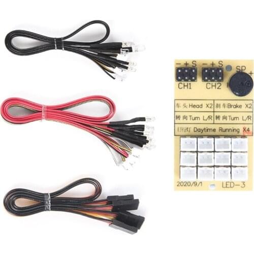 FBIL-for MN86 MN86S MN86K MN86KS 1/12 RC Car Front Rear Brake LED Lights Lamp Group Upgrade Parts Accessories